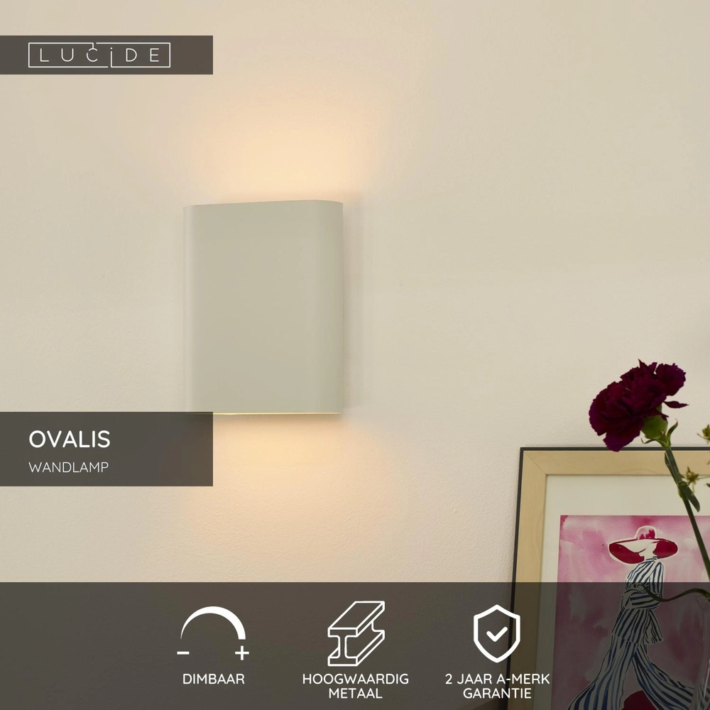 Design wandspot Ovalis wit Lucide 5411212126795