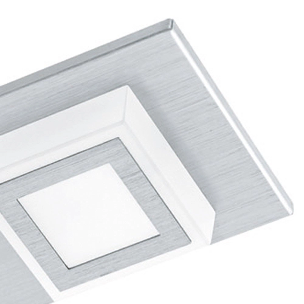Led plafondlamp Masiano 2-lichts metaalgrijs Eglo 9002759945060