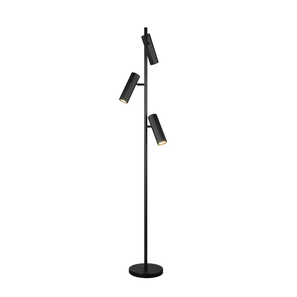 Design vloerlamp Soka zwart Trio 4017807658644