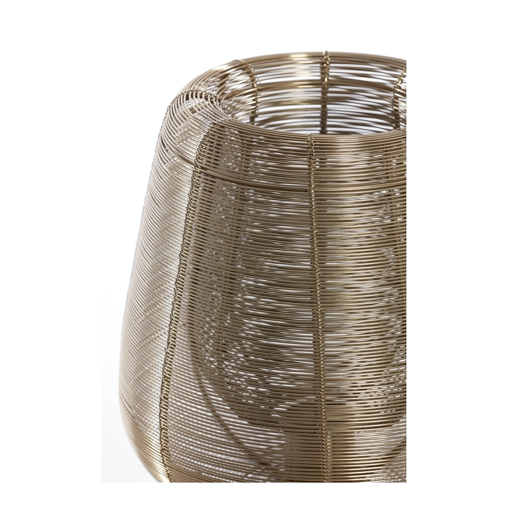 Tafellamp Aboso goud Ø 24cm Light & Living 8717807701635