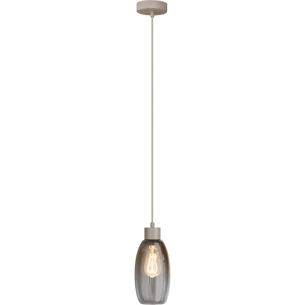 Glazen hanglamp Olive Ø 12,5cm - zand