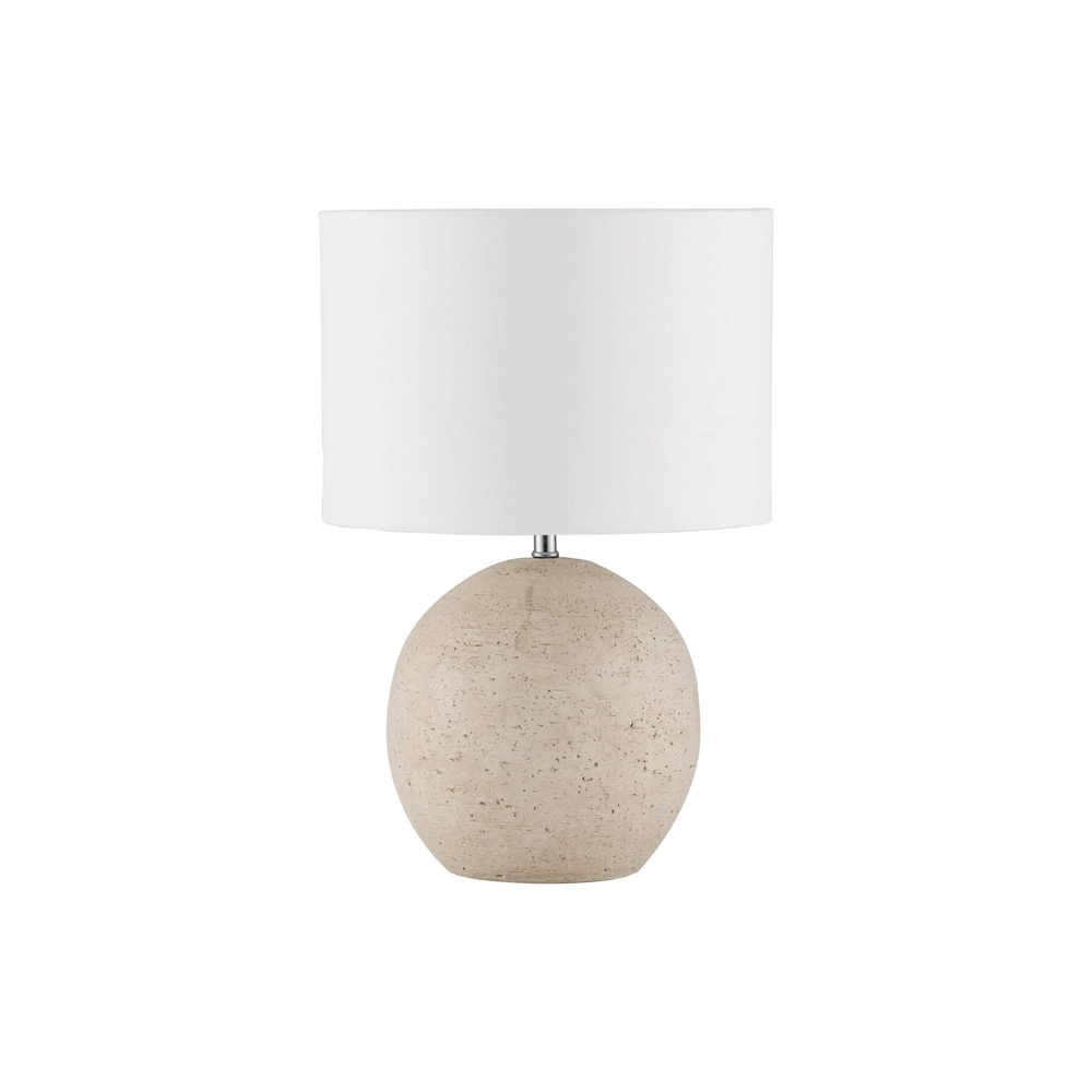 Tafellamp Nagomi beige met crème kap Lyora 5212017468222