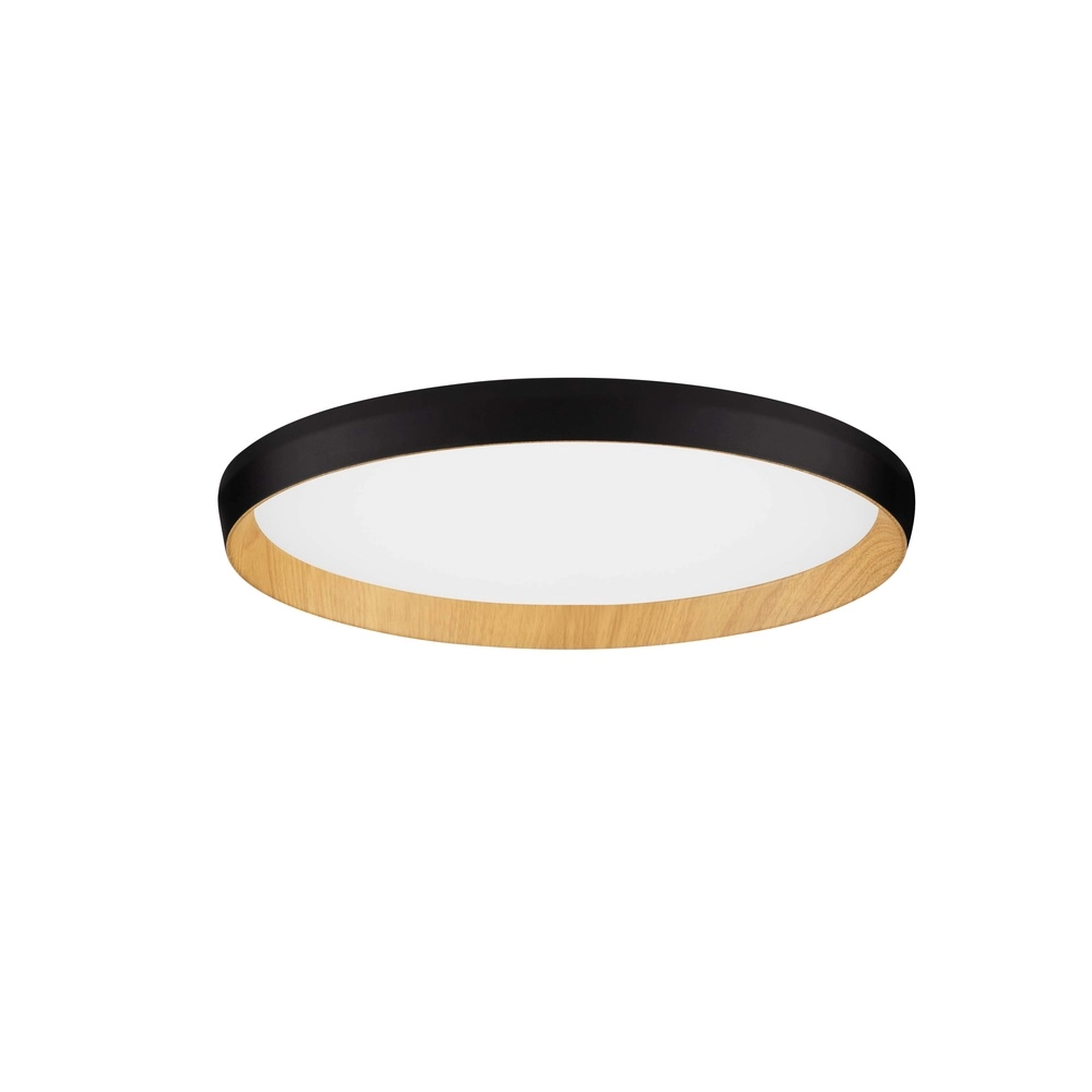 Plafonniere Vomos zwart Ø 40cm Lyora 5212017448767