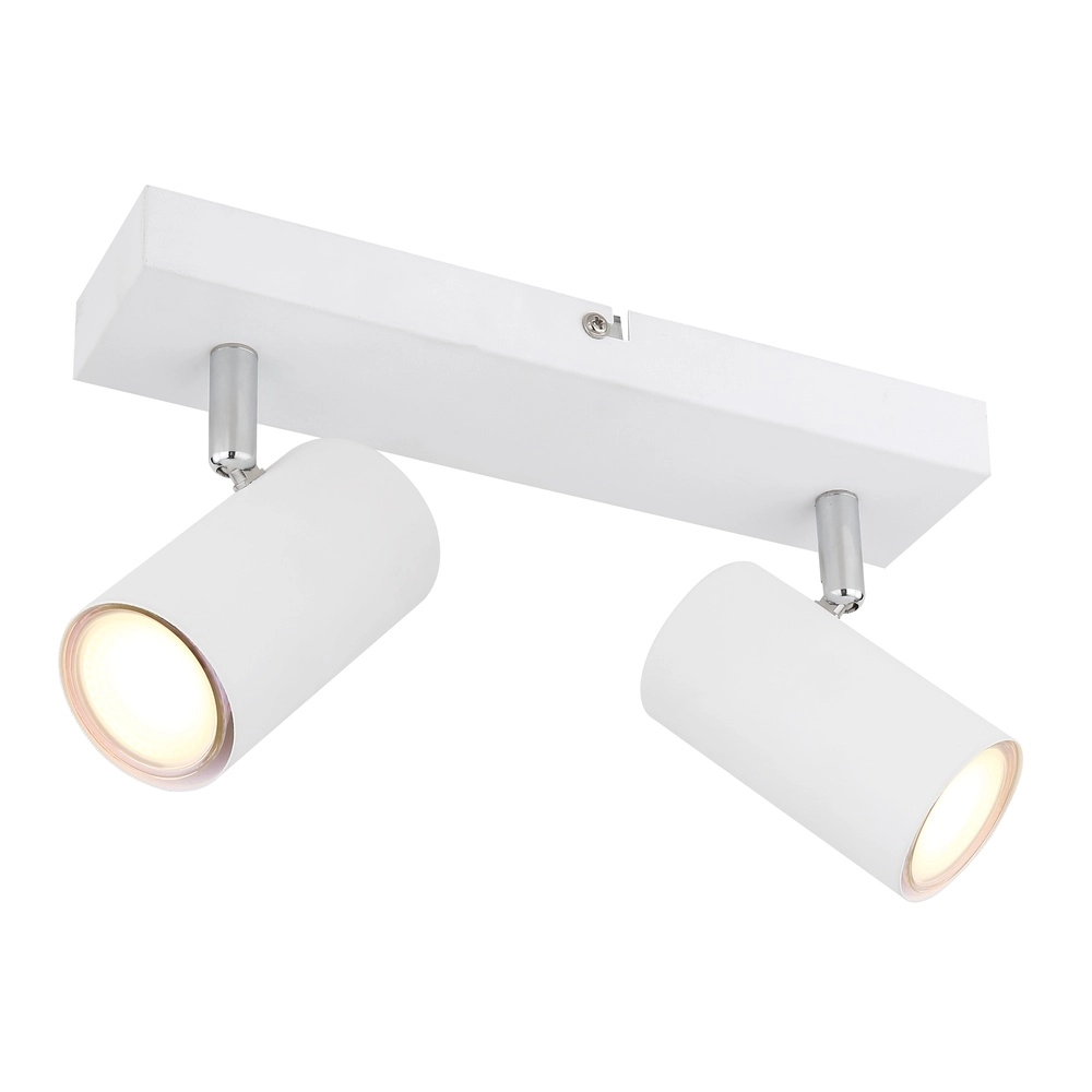 Plafondlamp 2-lichts Robby wit