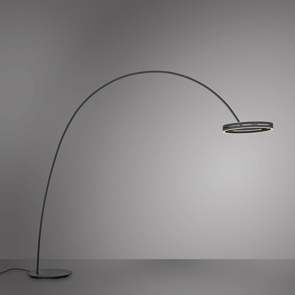 Strakke booglamp Pure Loop-Bow verstelbaar - black pearl Paul Neuhaus 4012248397152