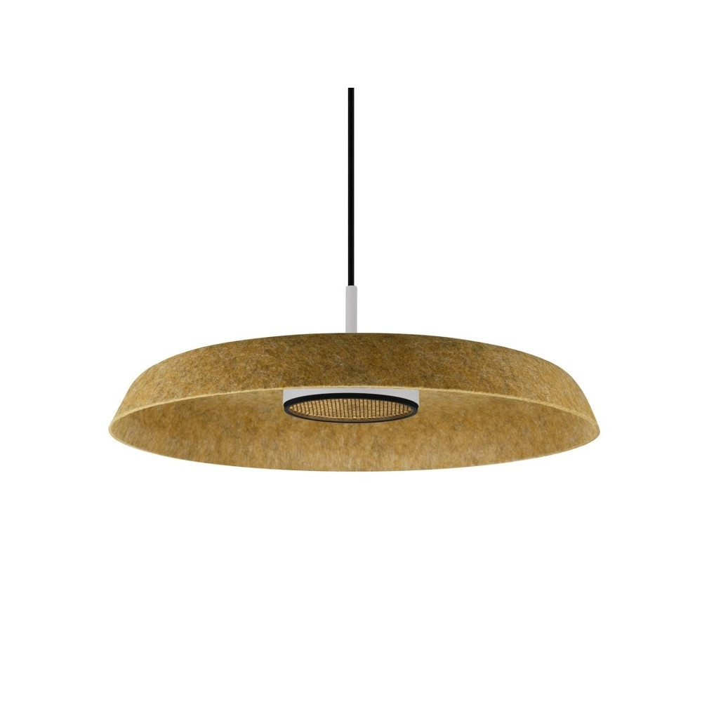Vilt kap Grip! Flat Ø 50 x 6,2cm okergeel SLV 4024163316194