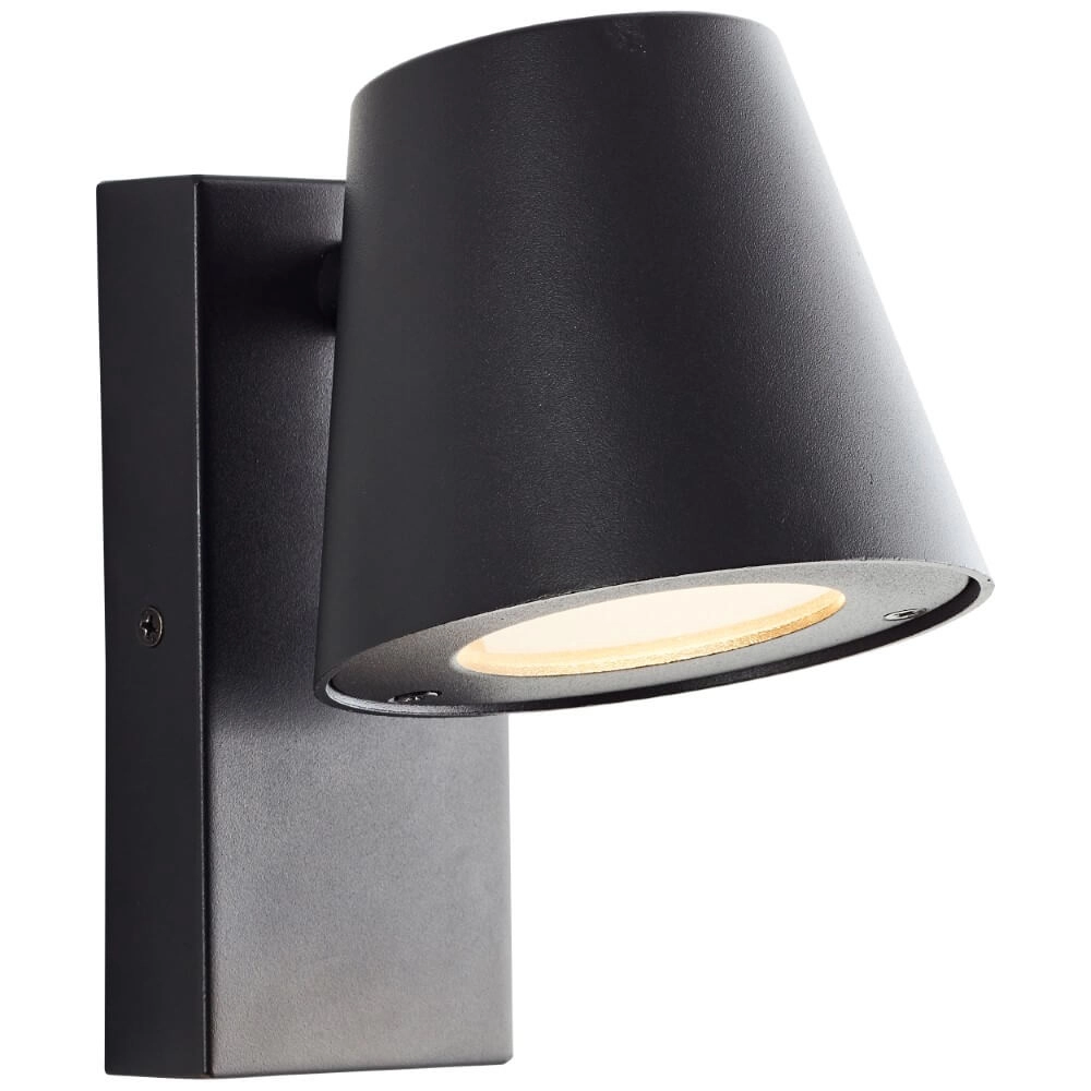 Zwarte wandlamp Bari