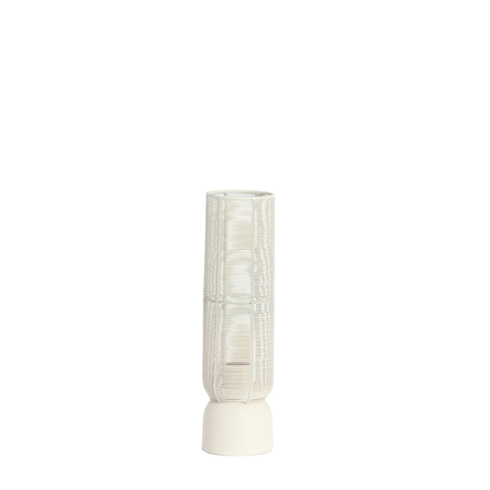 Tafellamp Lezuza Ø 11cm wit