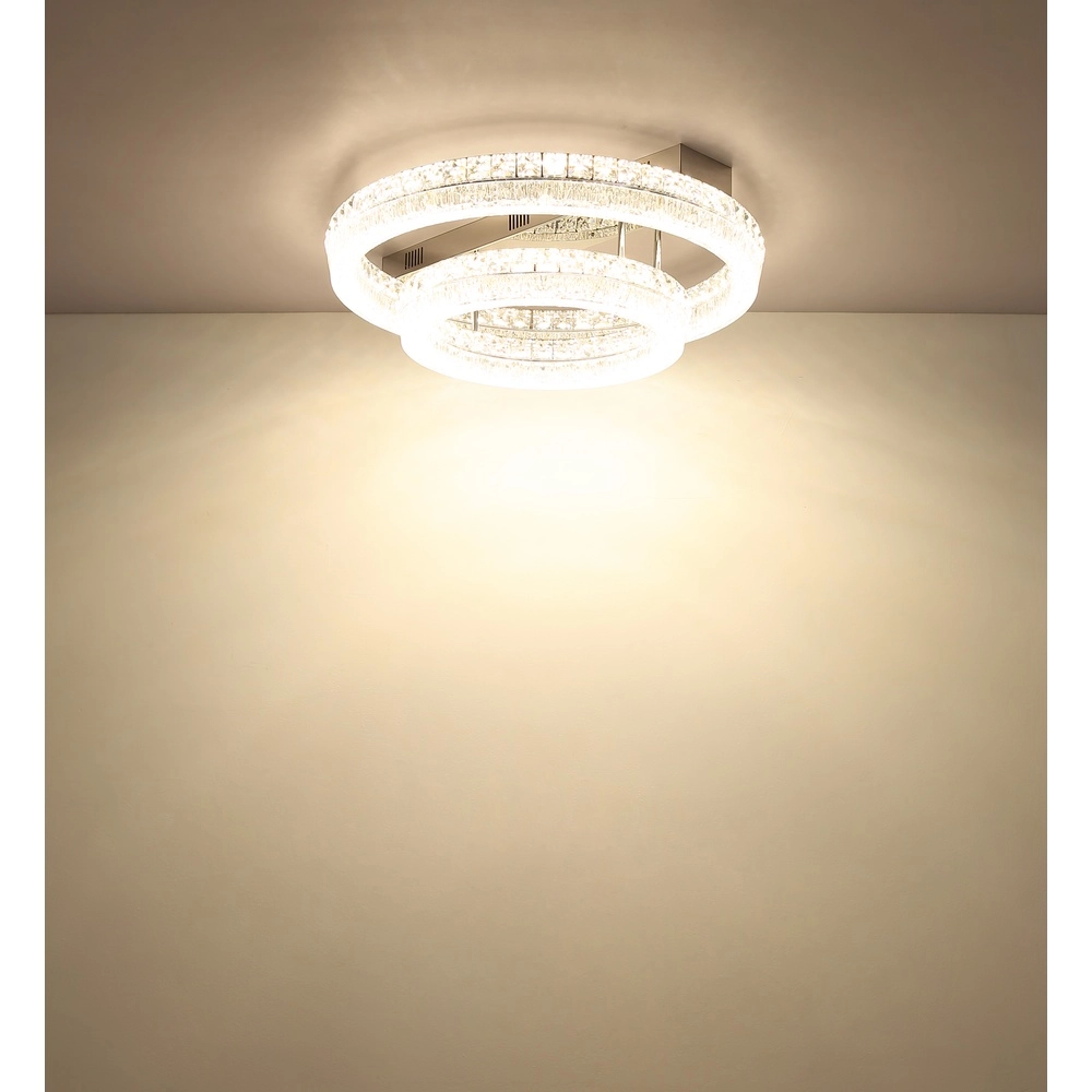 Plafondlamp Laurel chroom Globo 9007371578771
