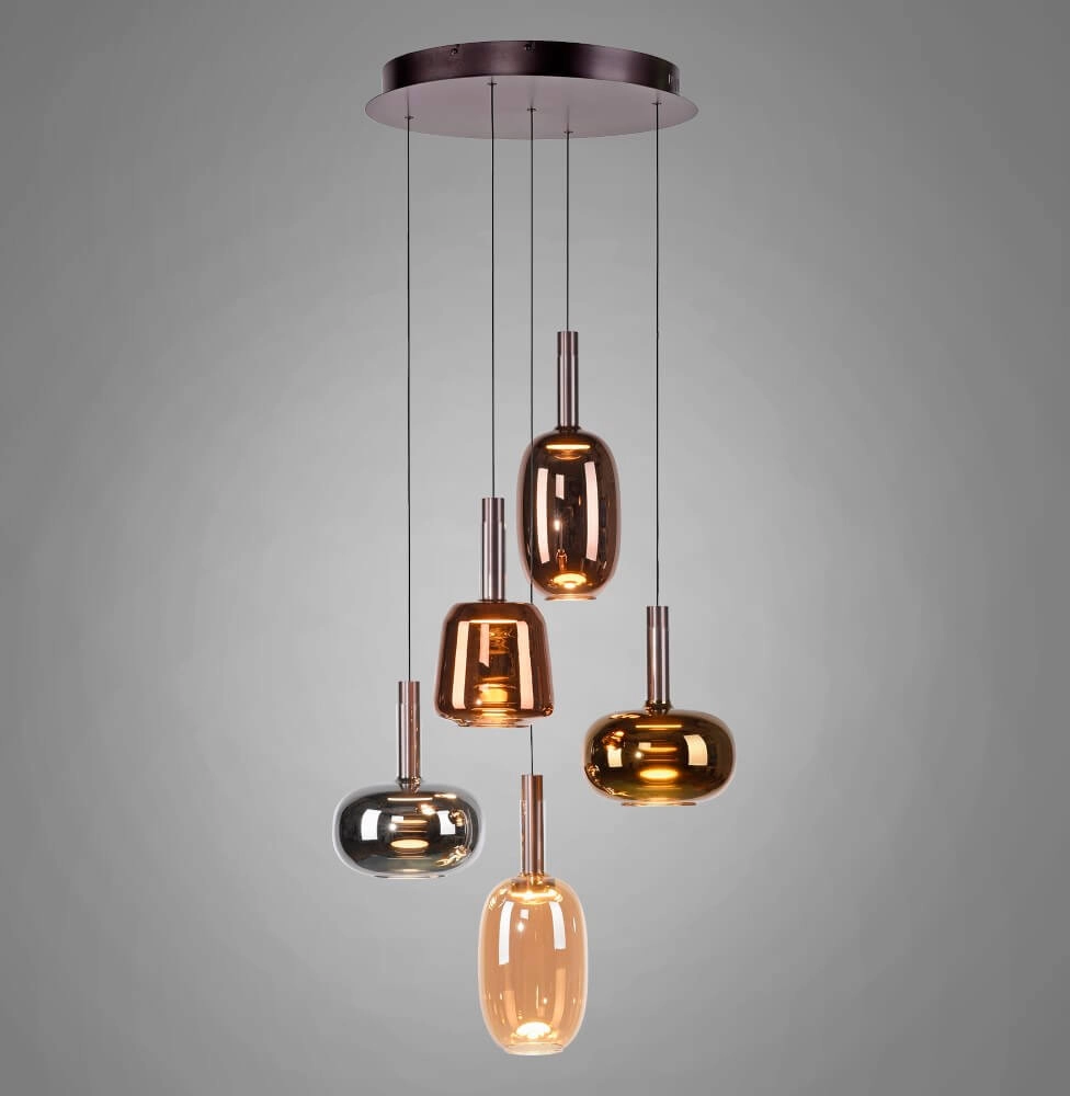 Vrolijke hanglamp Irides 6-lichts rond Paul Neuhaus 4012248383681