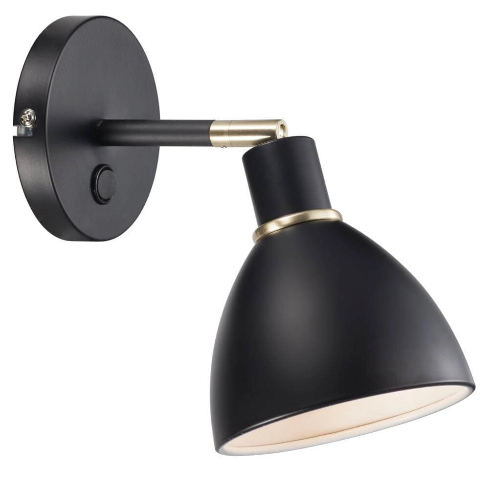 Wandlamp Ray zwart