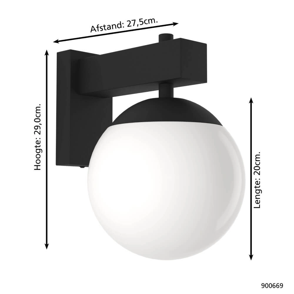 Bol buitenlamp Bufalata Eglo 9008606261758