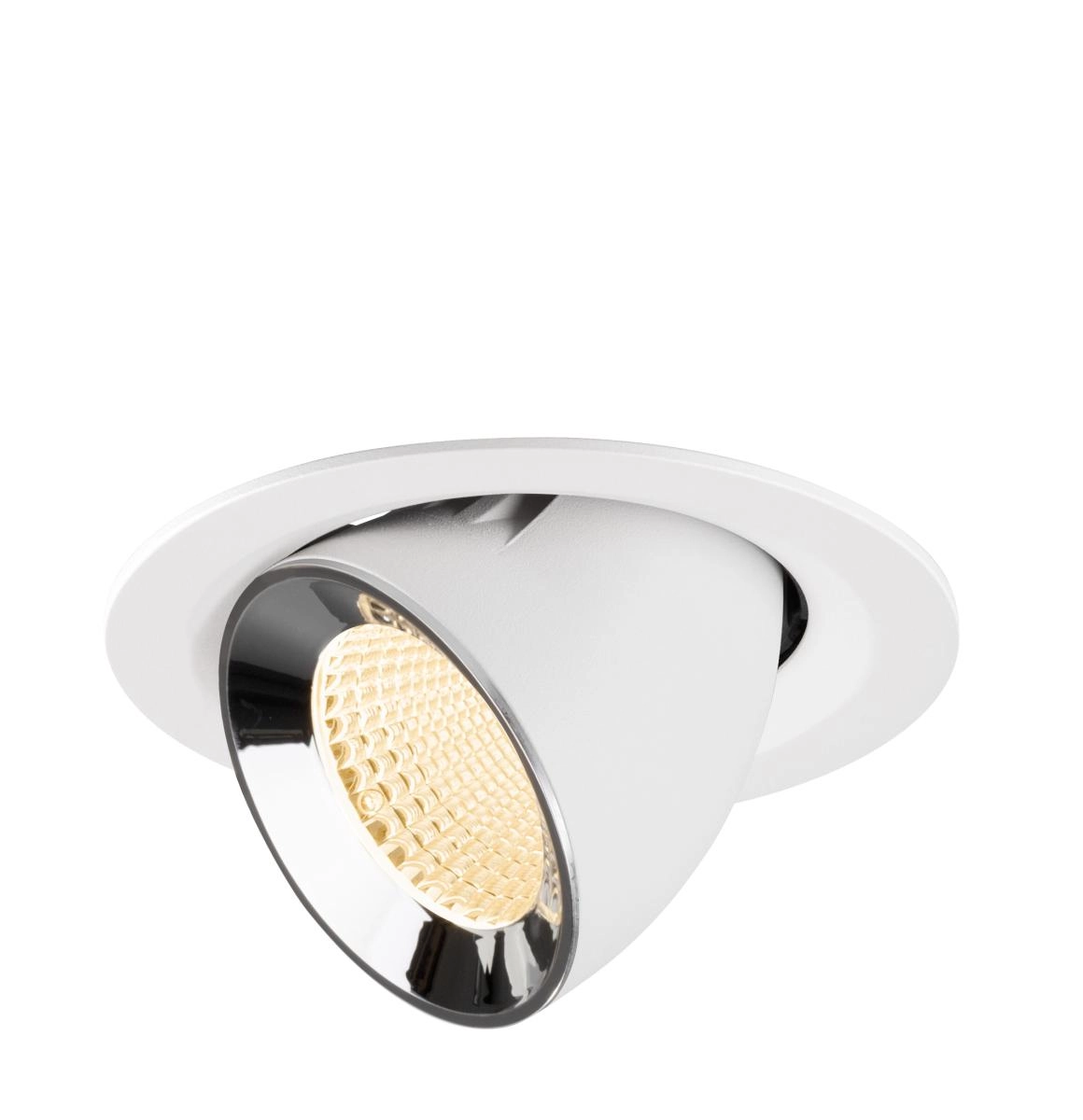 Inbouwspot Numinos Gimble M wit/chroom 2700K - 40gr