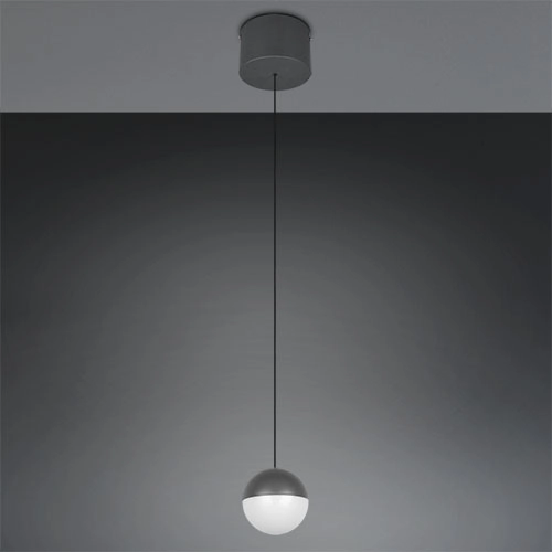 Hanglamp Senta antraciet Trio 4017807697773