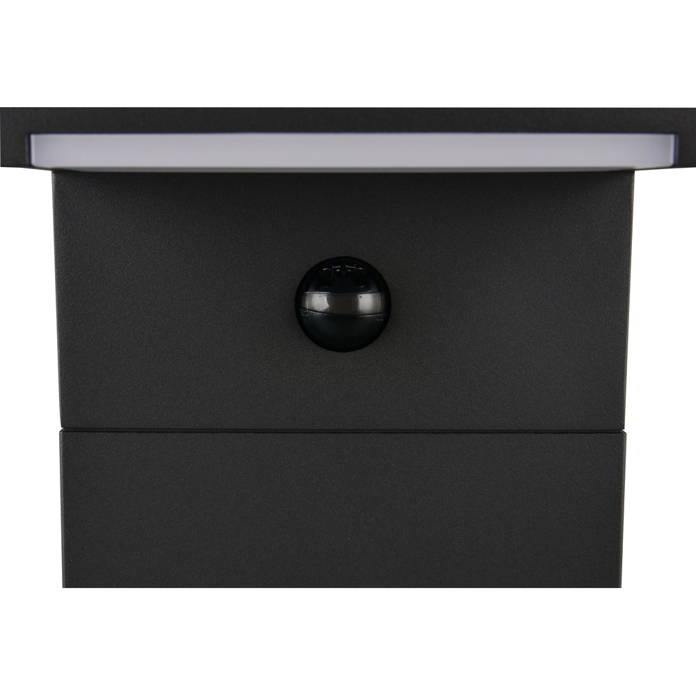 Moderne tuinlamp Ravi antraciet met sensor 50cm Trio 4017807686913