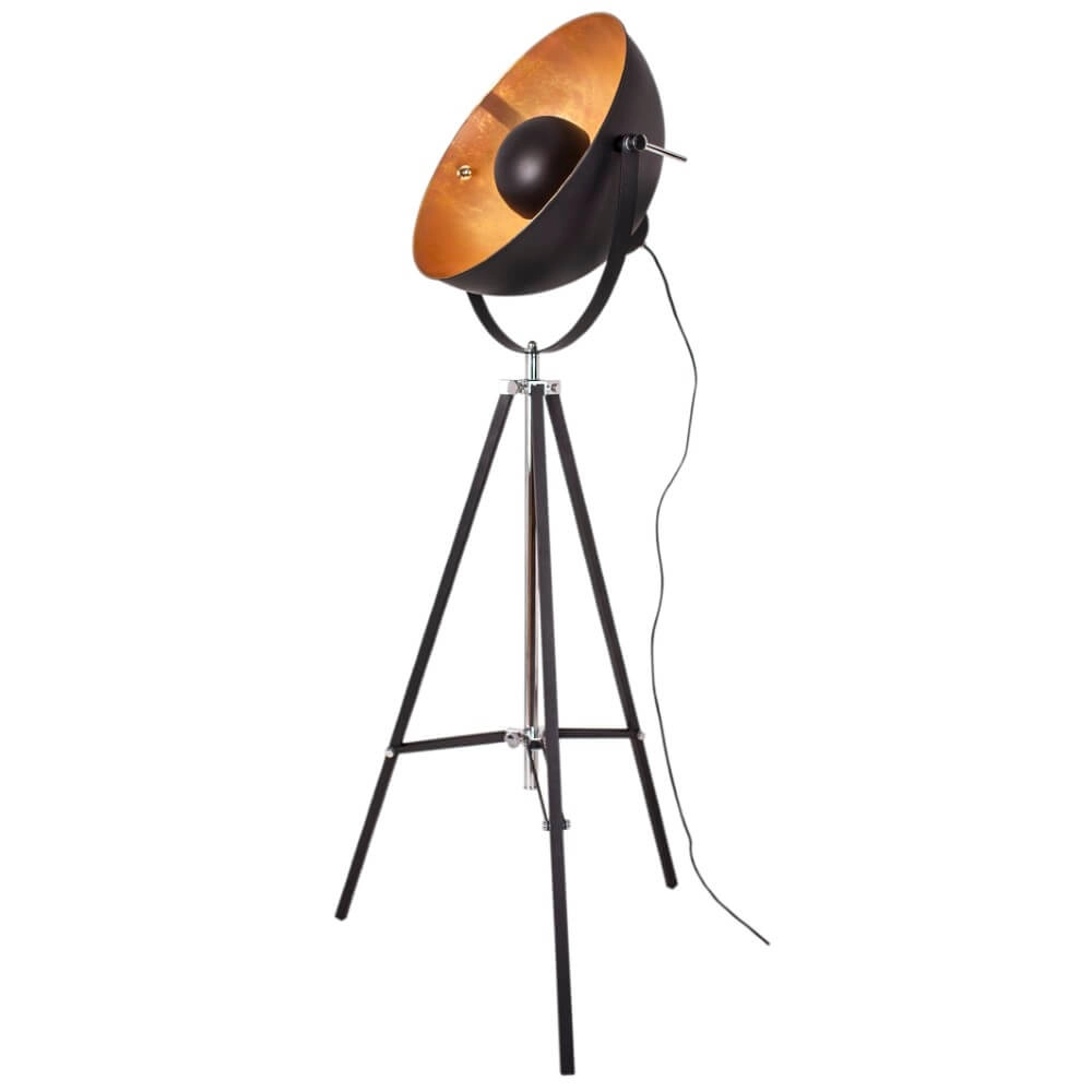 Staande lamp Captain mat zwart 160cm