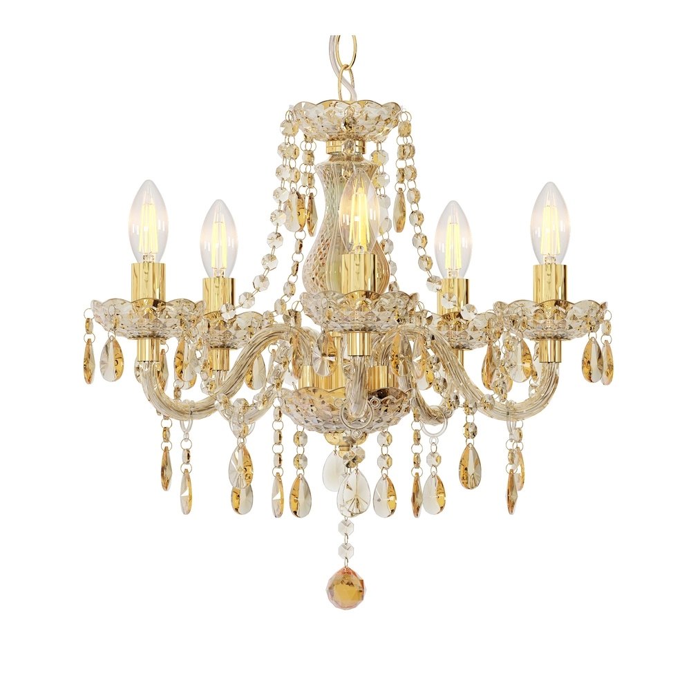 Kroonluchter Marie Ø 48cm goud