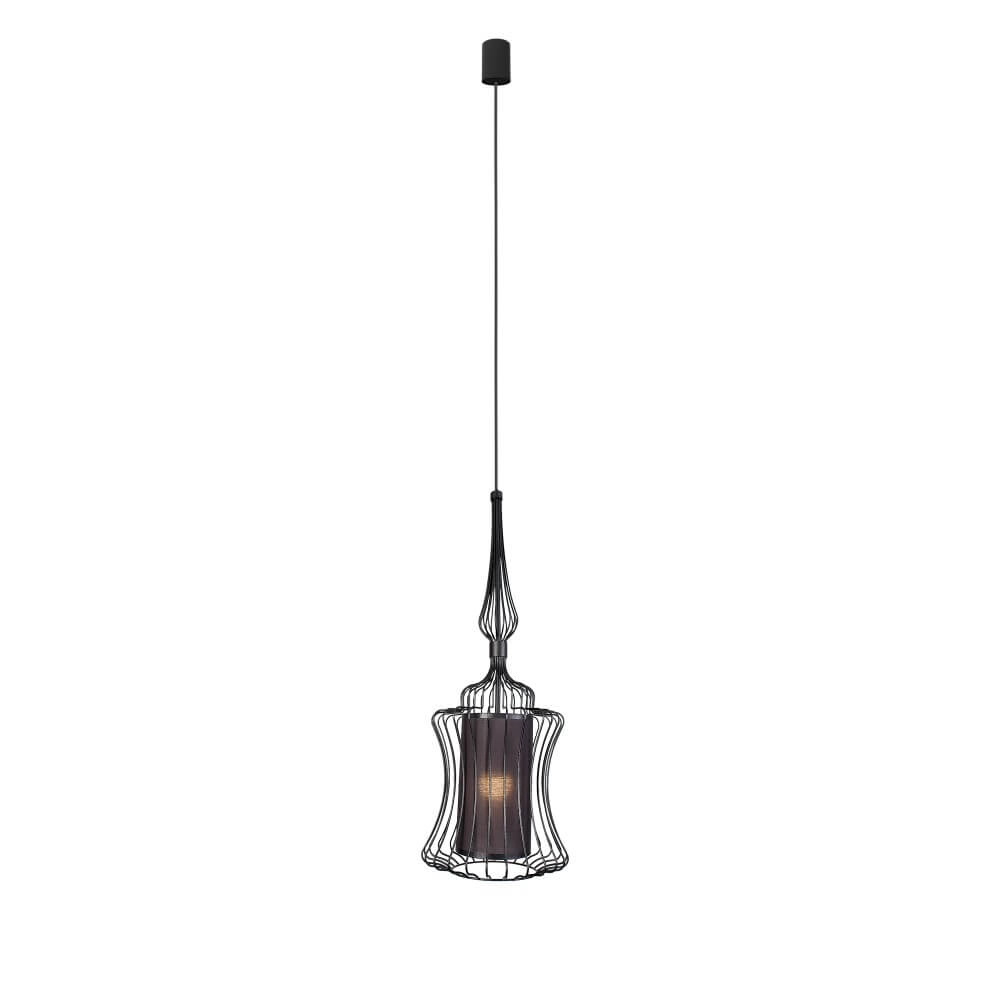 Handlamp met stof Abi Ø 26cm Lyora 5903139887090