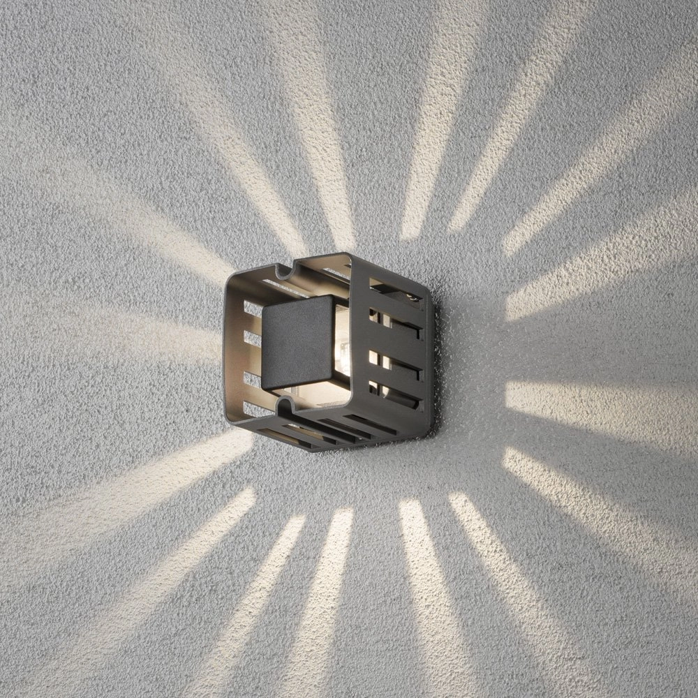Led buitenlamp Pescara Square 11cm antraciet KonstSmide 7318307978377