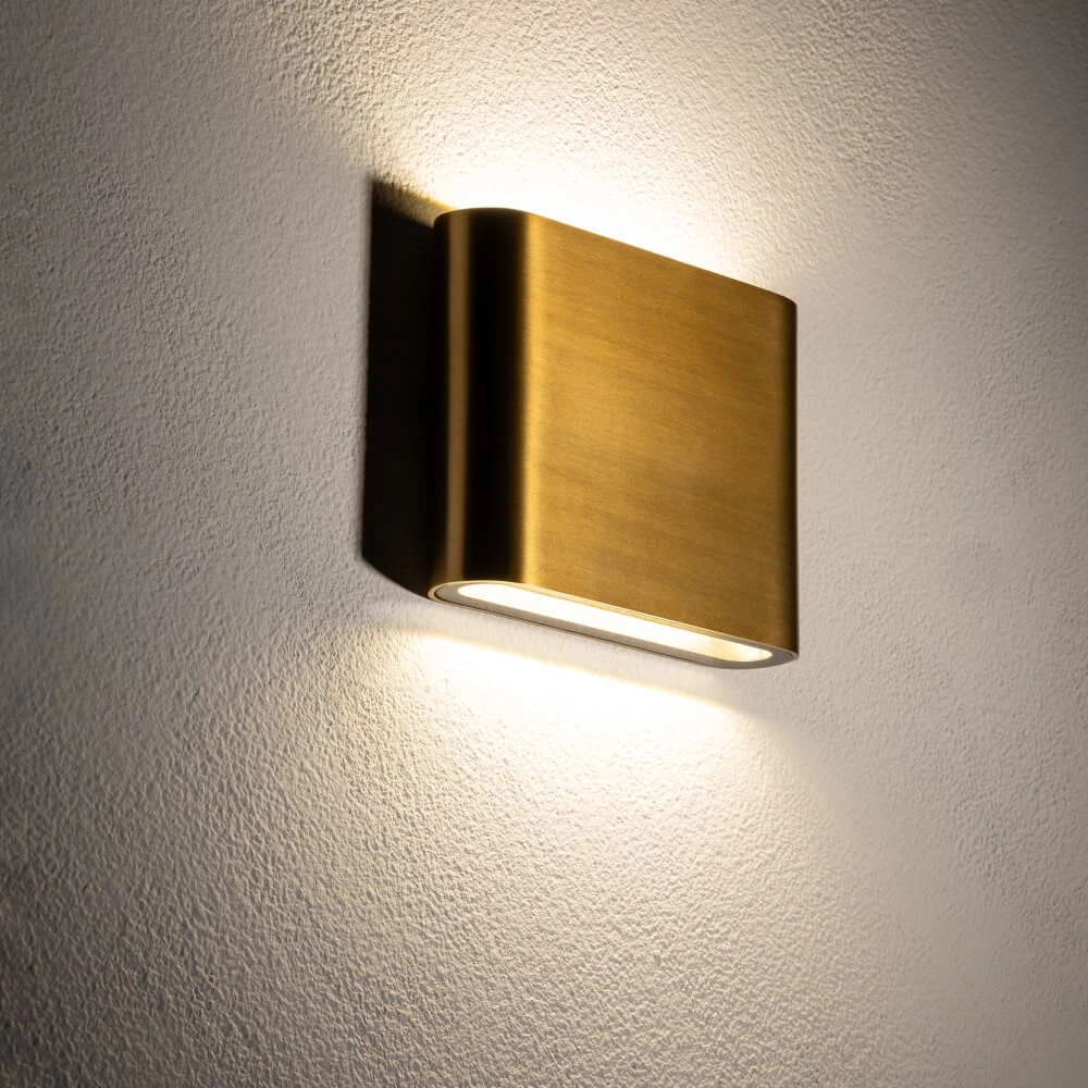 Messing wandlamp Semi S LED 11cm Lyora 5903139113656