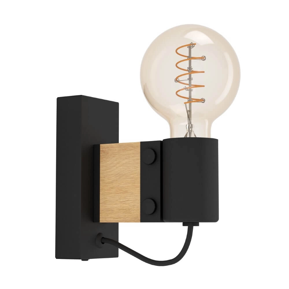 Houten wandlamp Bailrigg