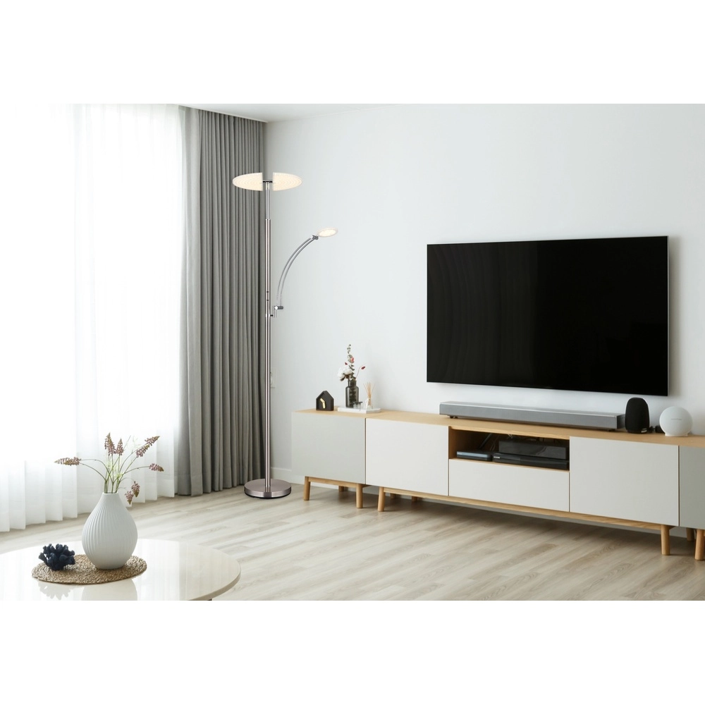 Vloerlamp Tirana nikkel Globo 9007371468119