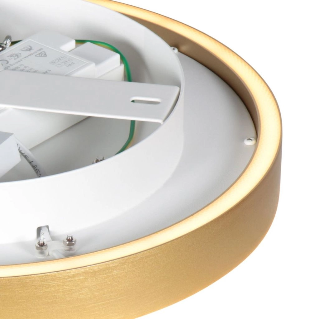 Design plafondlamp Ringlux goud Ø 30cm Steinhauer 8712746180909