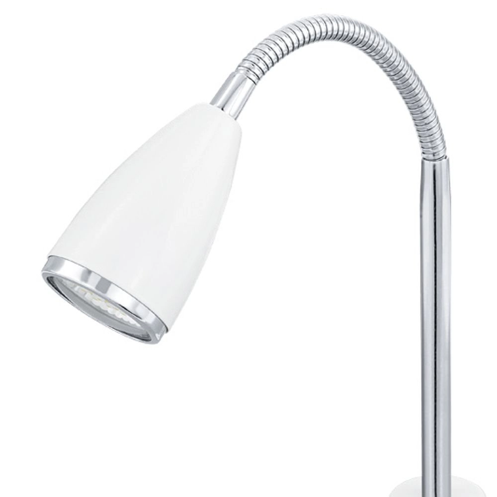 Led tafellamp Fox wit met chroom Eglo 9002759928728