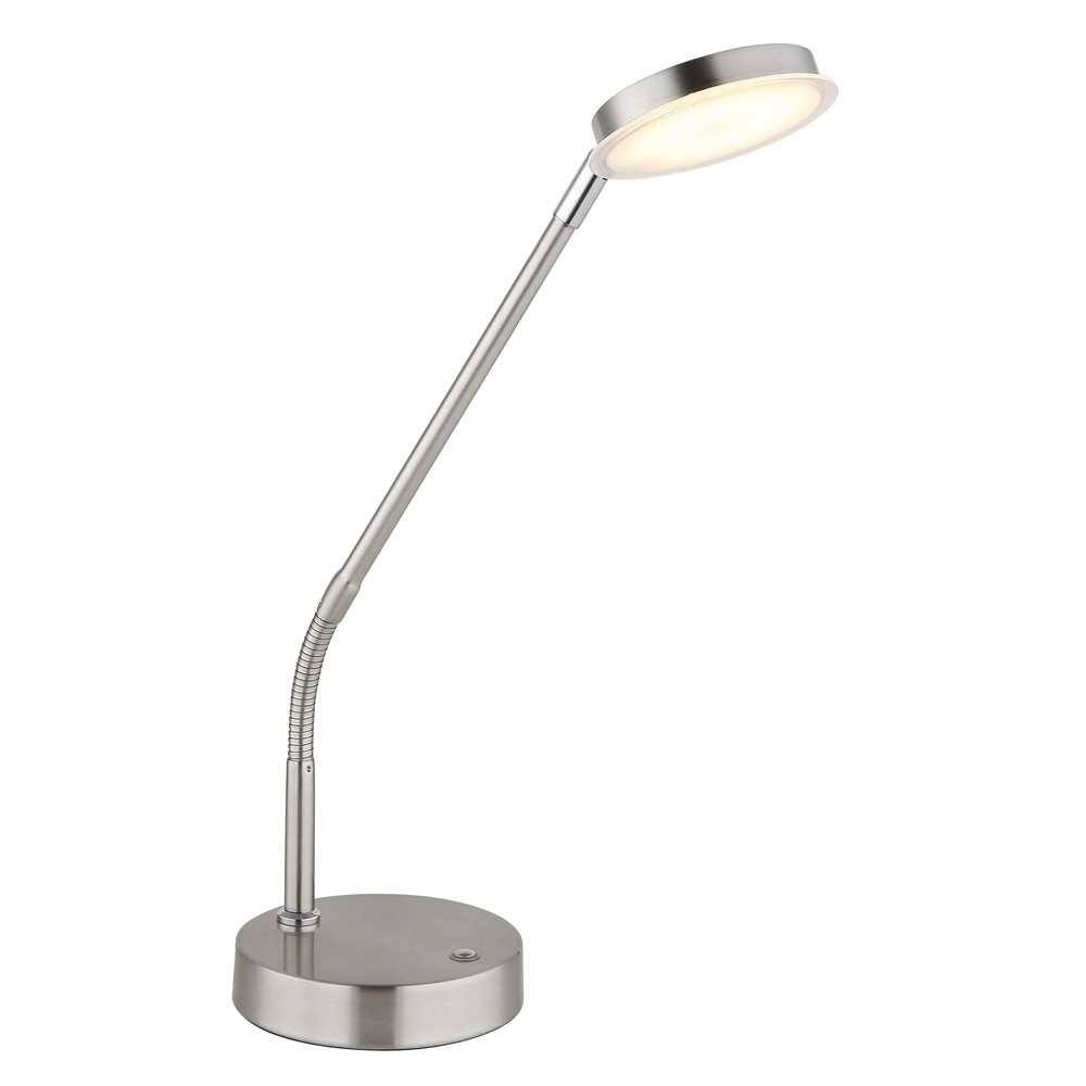 Bureaulamp Silvio nikkel