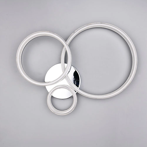 Moderne plafondlamp Mova M chroom Trio 4017807682199