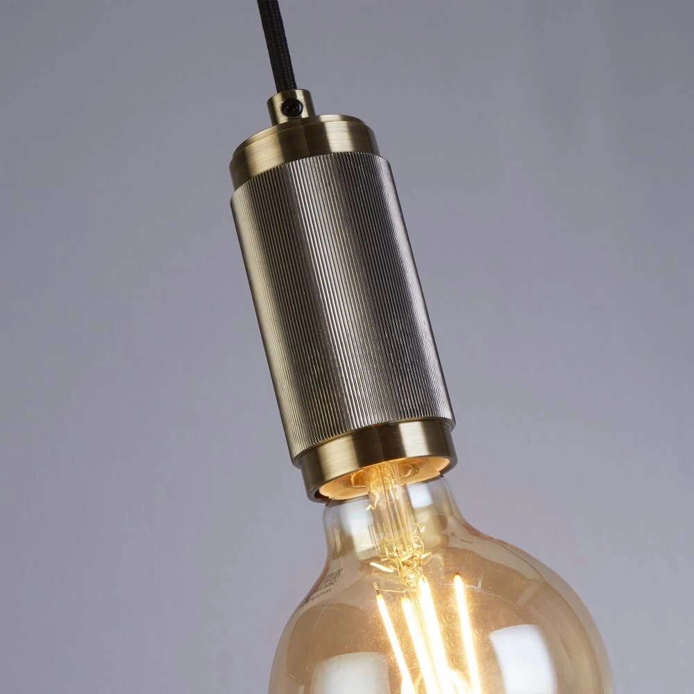 1-lichts hanglamp Suspension messing Searchlight 5053423244112