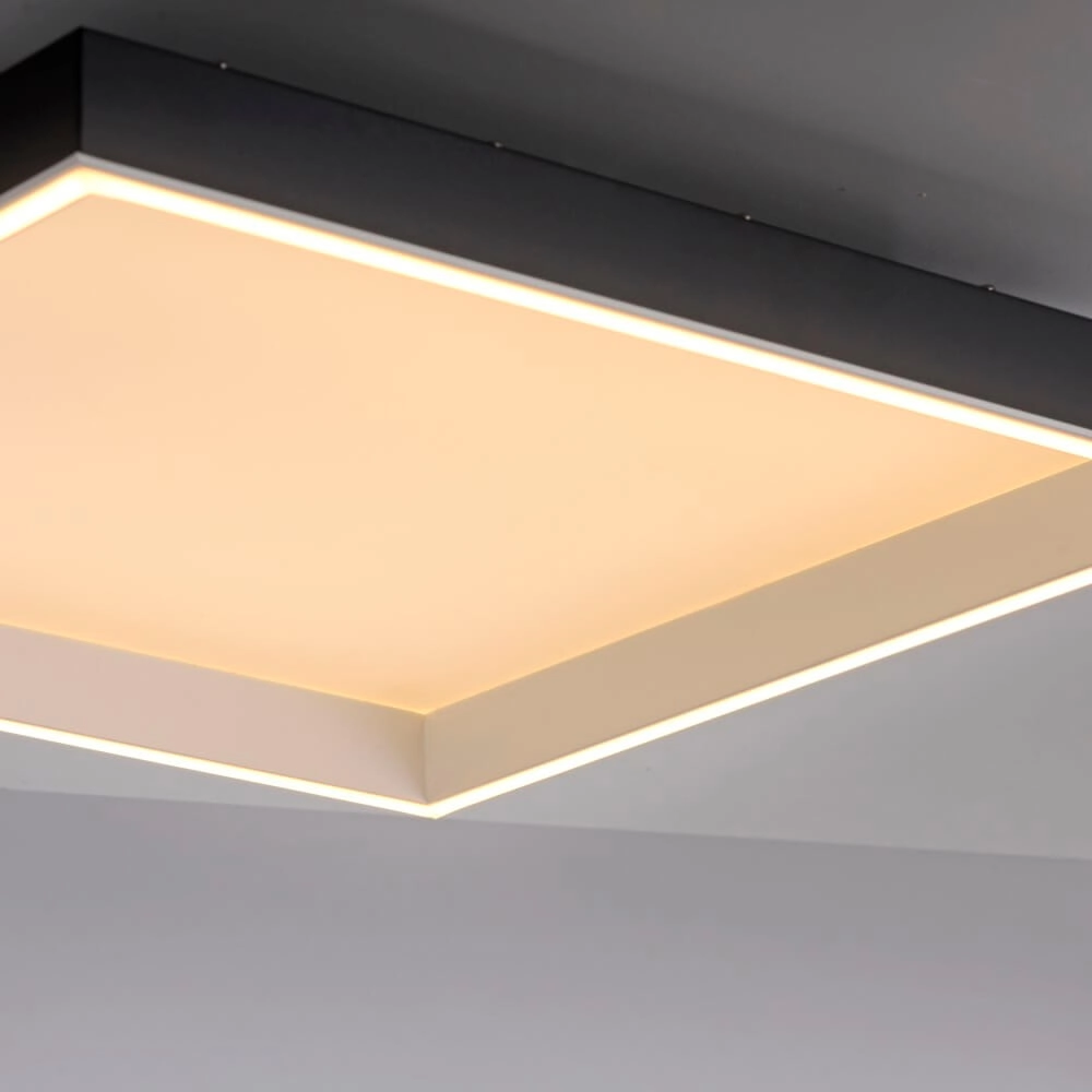 Zwarte plafondlamp Q-Magong vierkant Paul Neuhaus 4012248384602