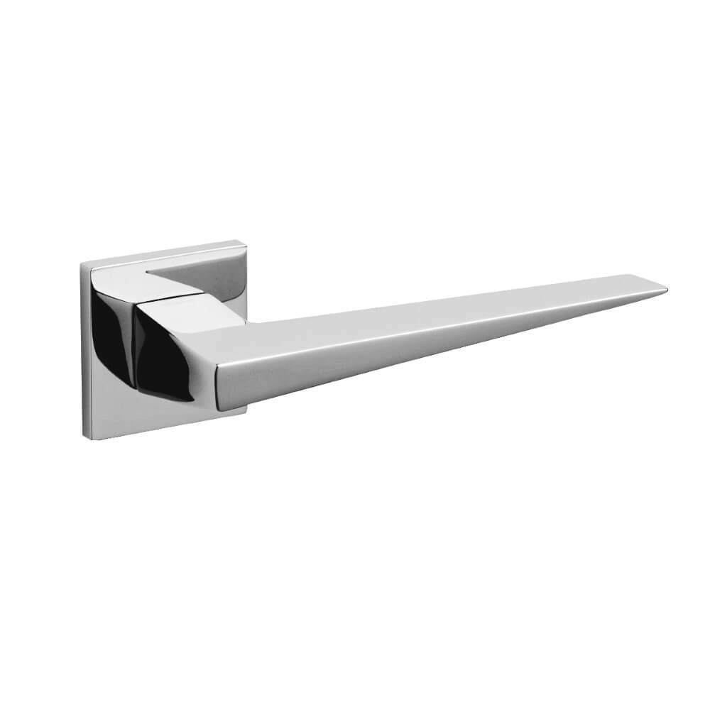 Design deurklink Denver op rozet chroom