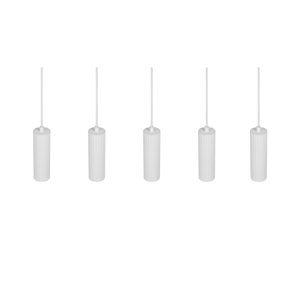 5-lichts hanglamp Soka wit Trio 4017807658514