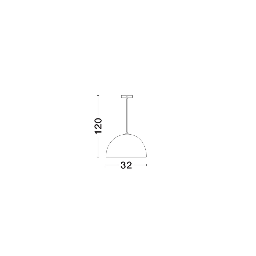 Zwarte hanglamp Talcum Ø 32cm Lyora 5212017468260