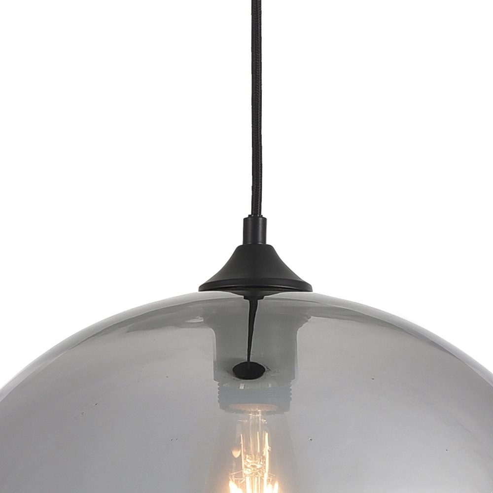 Ø 40cm hanglamp Marino-40 smoke glas Artdelight 8719831735853