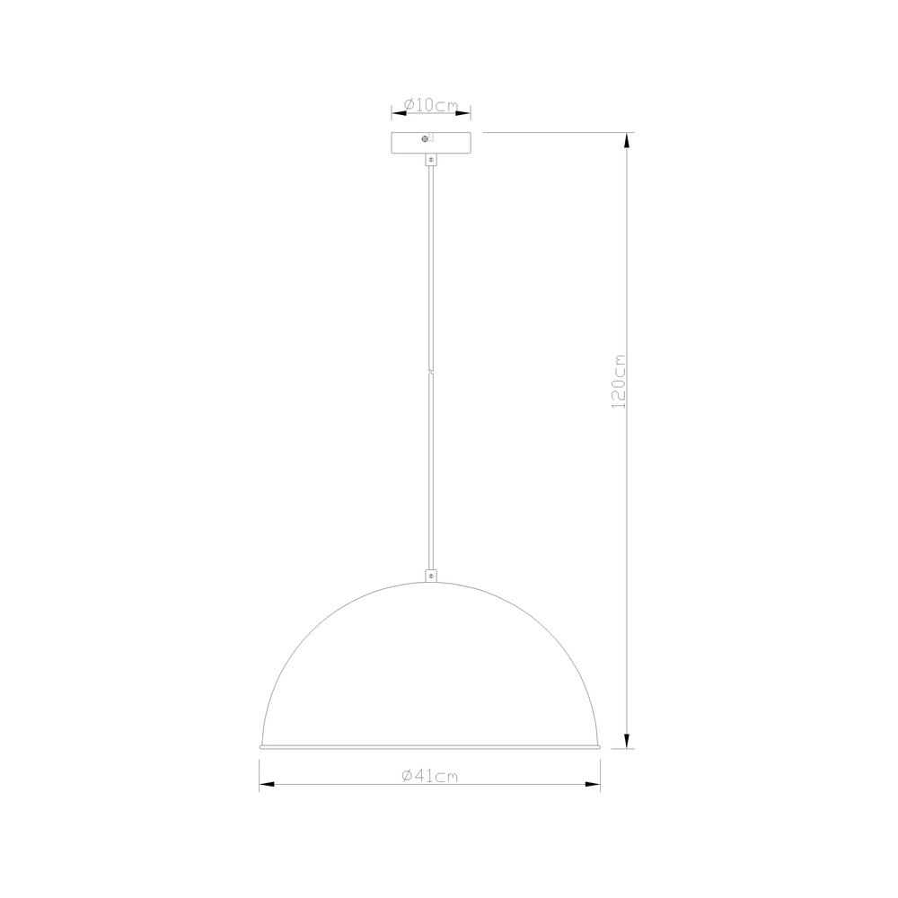 Hanglamp Xirena I Ø 41cm roest bruin Globo 9007371354153