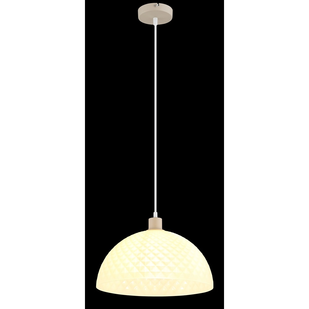 Enkele hanglamp Selma zand bruin Globo 9007371589104