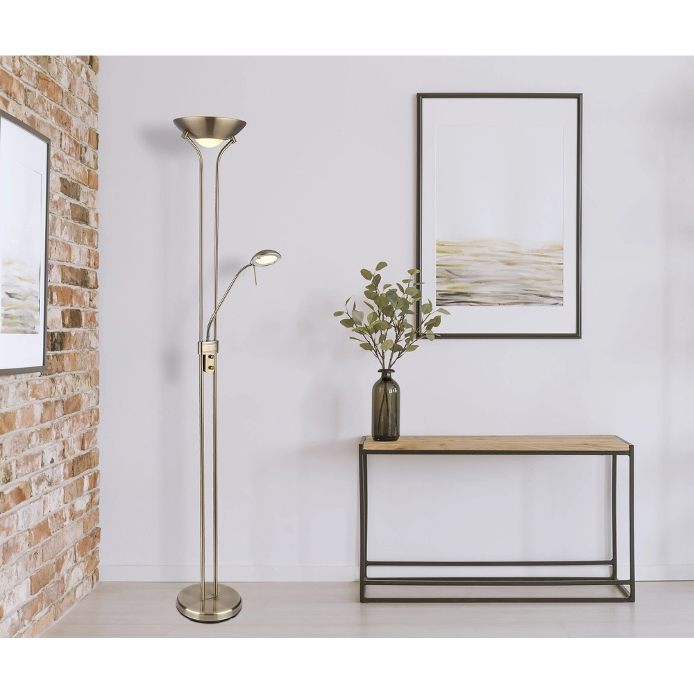 Klassieke leeslamp Leonas brons Globo 9007371420308