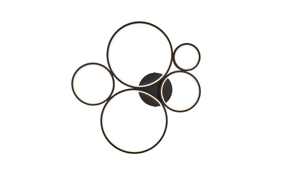 Wandlamp Rondo 5-rings Trio 4017807488838