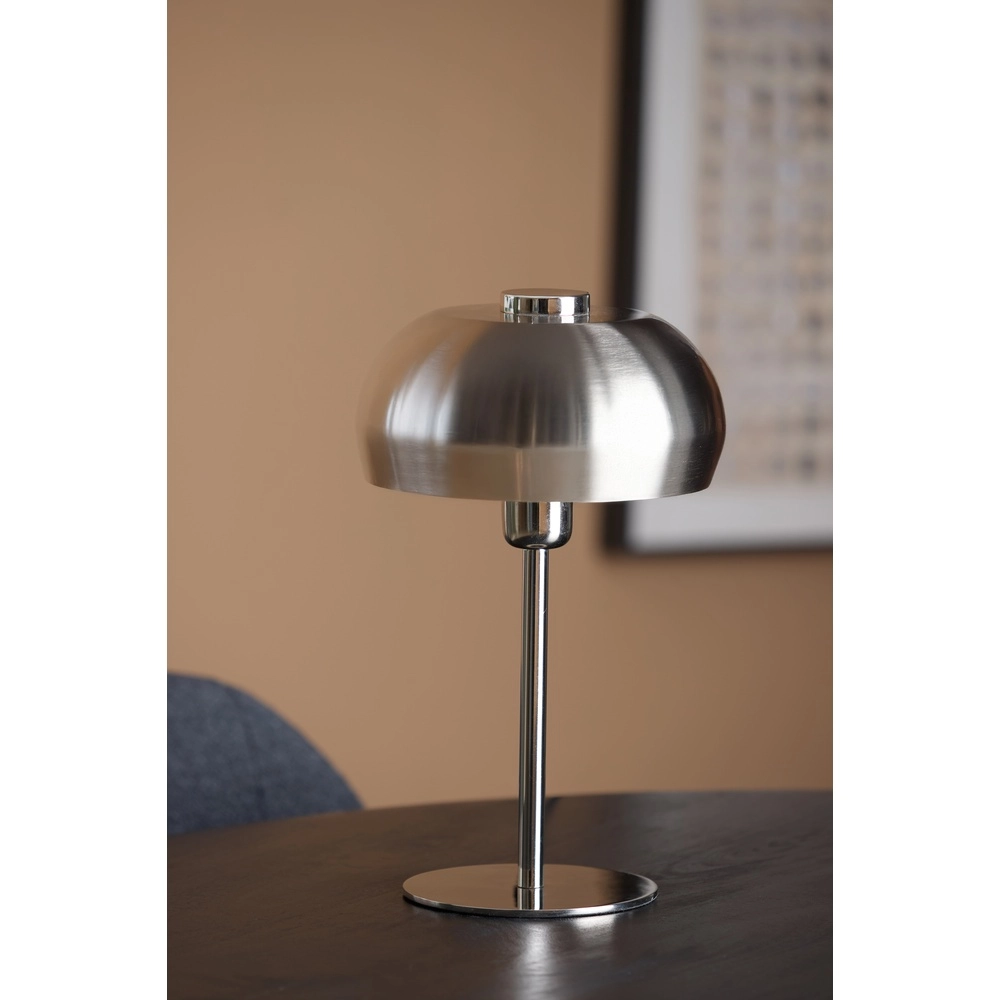 Tafellamp Surin Ø 22cm - glans nikkel Light & Living 8717807743413