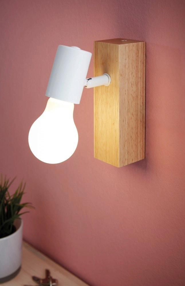 Houten wandlamp Townshend 3 Eglo 9002759994822