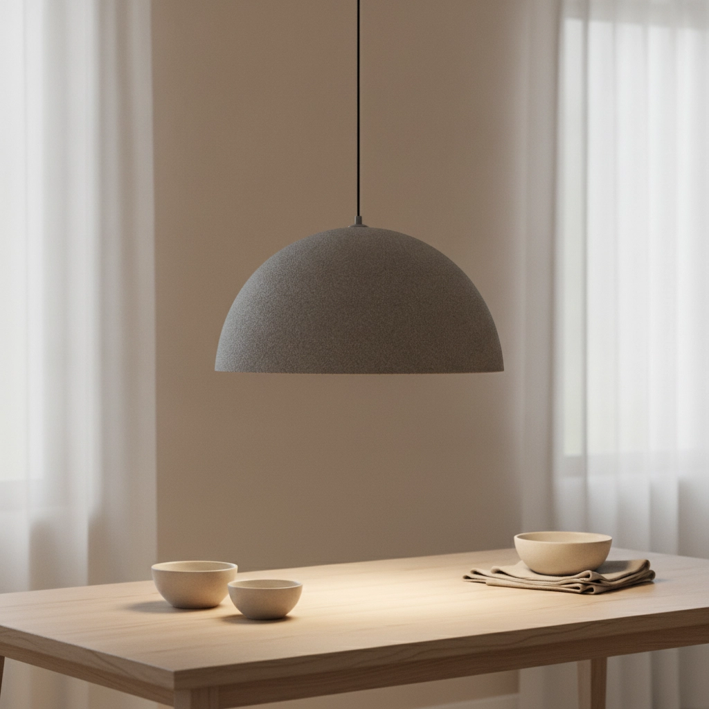 Hanglamp Starla grijs Ø 60cm