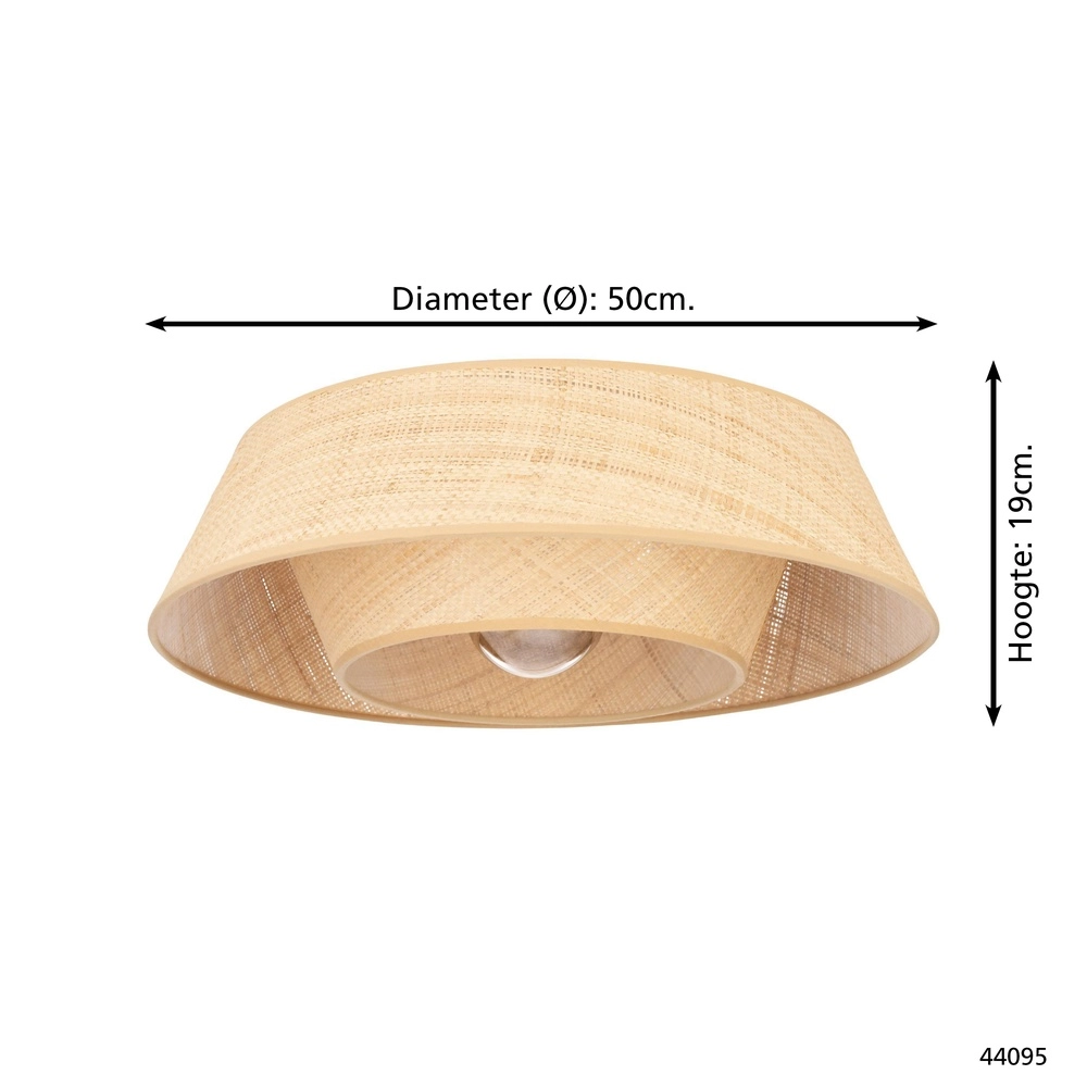 Scandinavische plafondlamp Marford Ø 50cm - 1x E27 Eglo 9002759440954