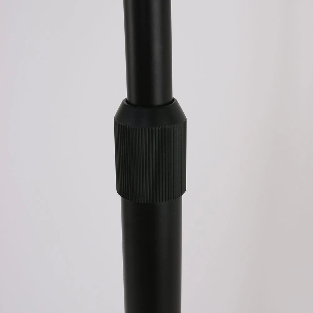 Arc lamp Stresa zwart met witte lampenkap Steinhauer 8712746106640