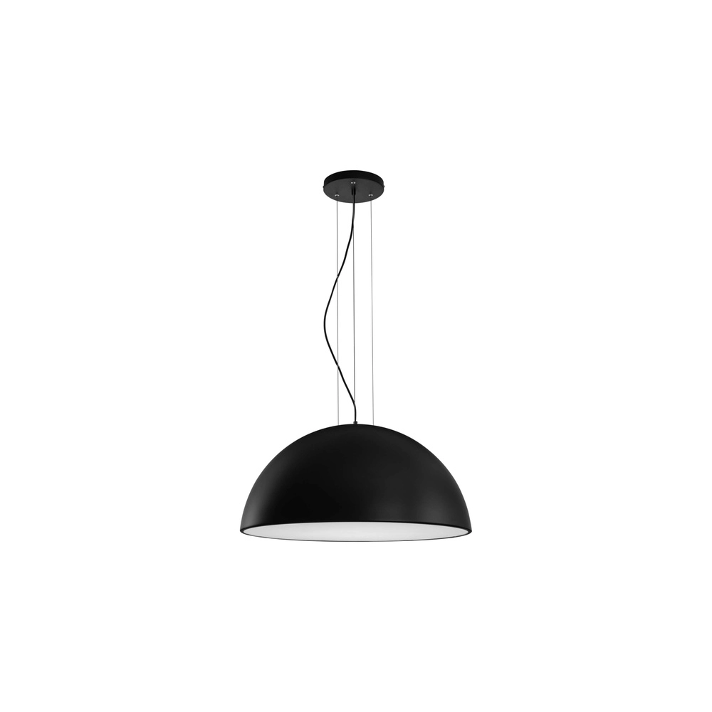 Strakke hanglamp Tholos zwart Ø 70cm Lyora 5212017457882