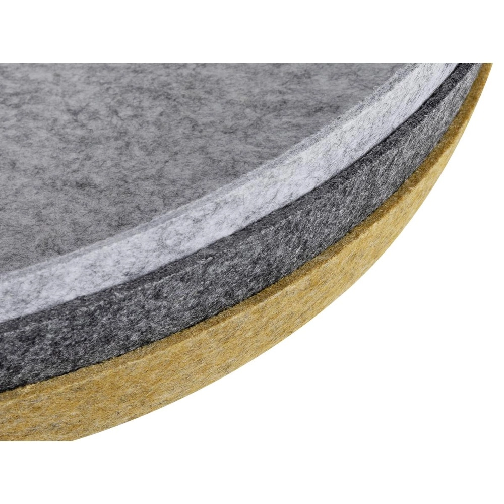 Vilt kap Grip! Flat Ø 50 x 6,2cm grijs SLV 4024163316200