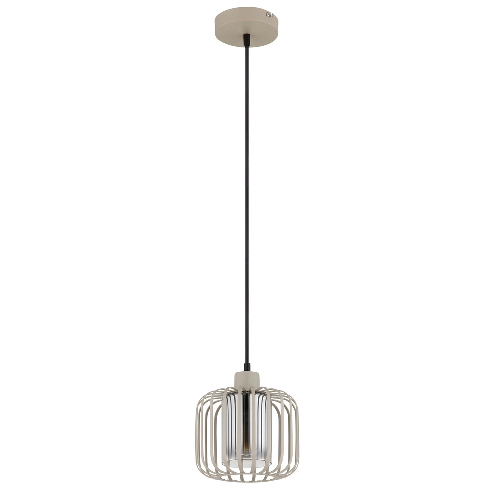 1-lichts hanglamp Alfred zand bruin Ø 18cm Globo 9007371525614