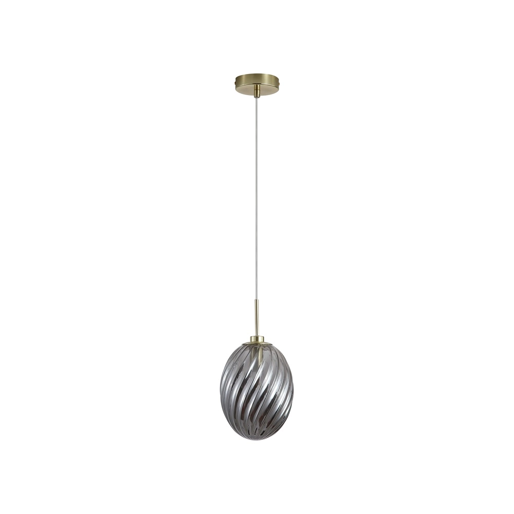 Hanglamp Whirl smoke glas Searchlight 5053423301853