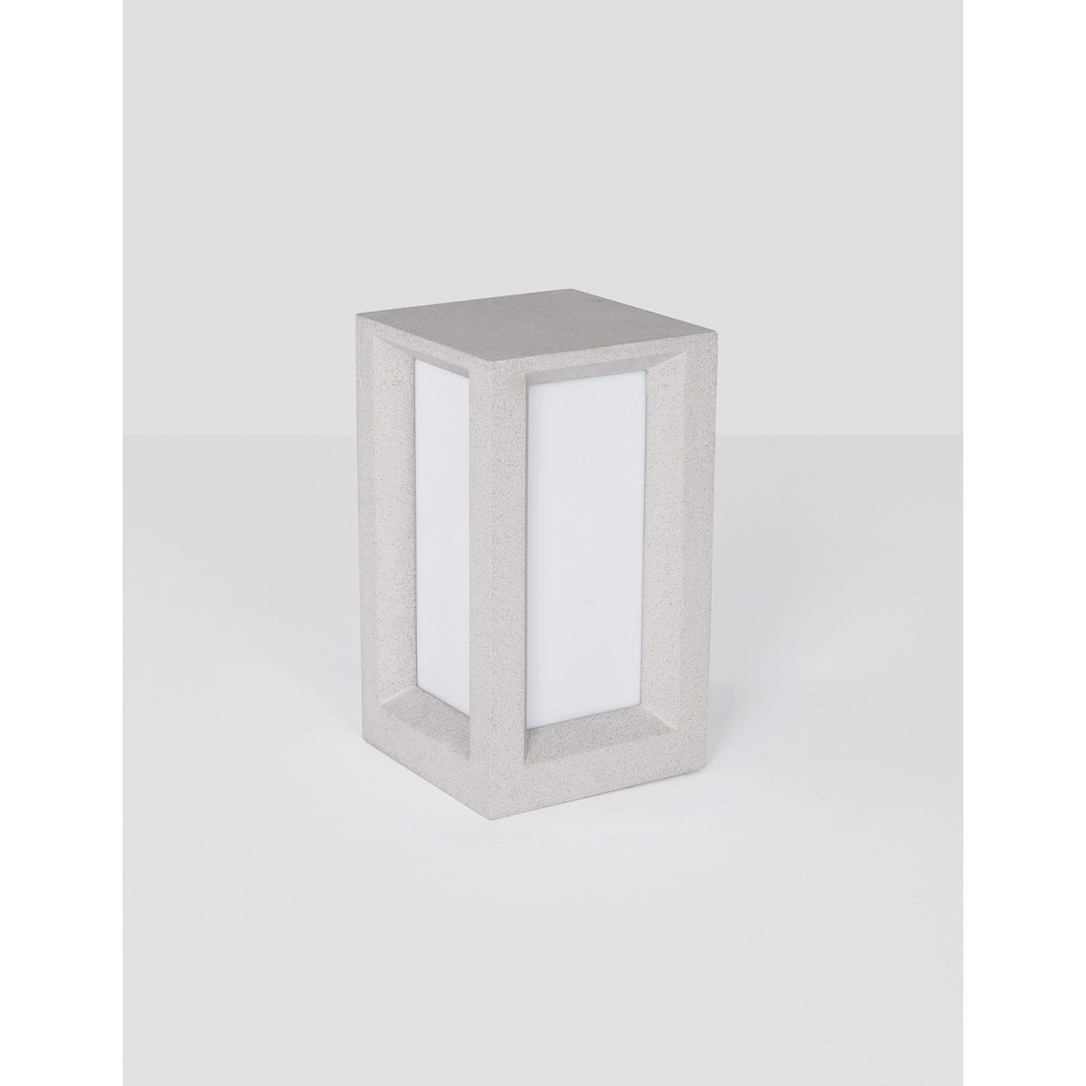 Vierkante tuinlamp Castro wit Lyora 5212017426918